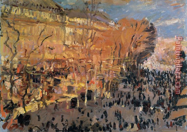 Claude Monet Study For The Boulevard Des Capucines